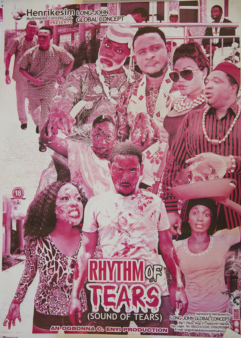 Nollywood, poster, bichromic, Rhythm of tears